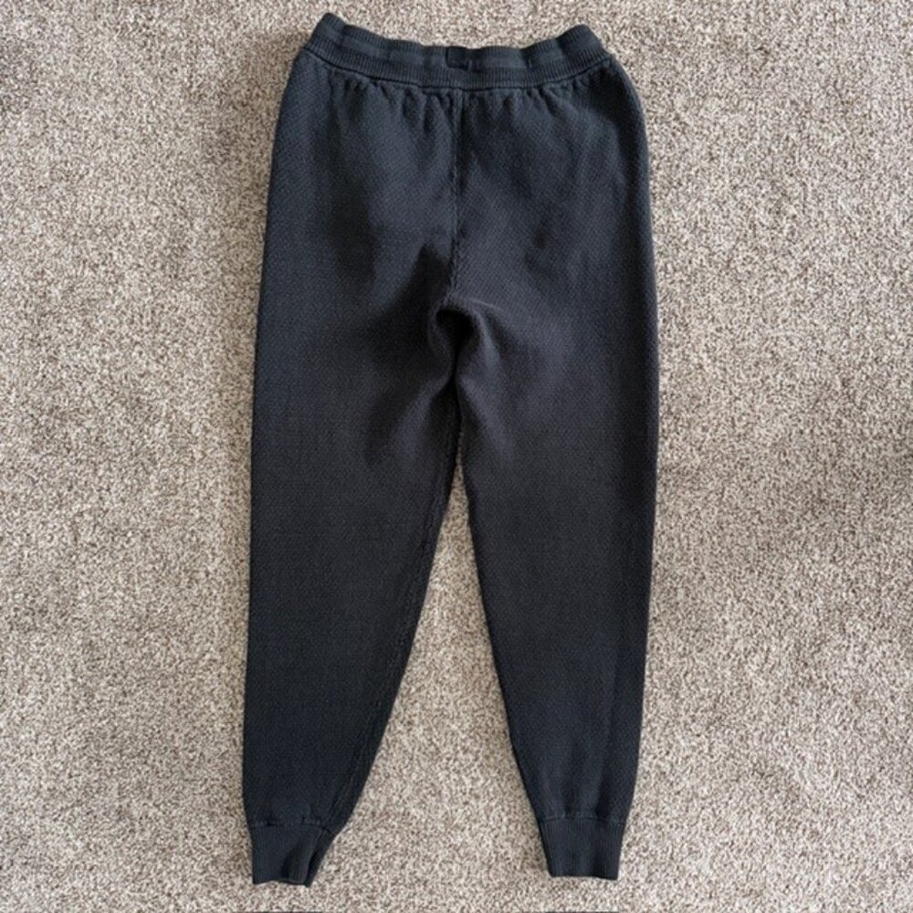 TOMMY JOHN High Rise Sweater Lounge Jogger Pants Black Small - Picture 8 of 11